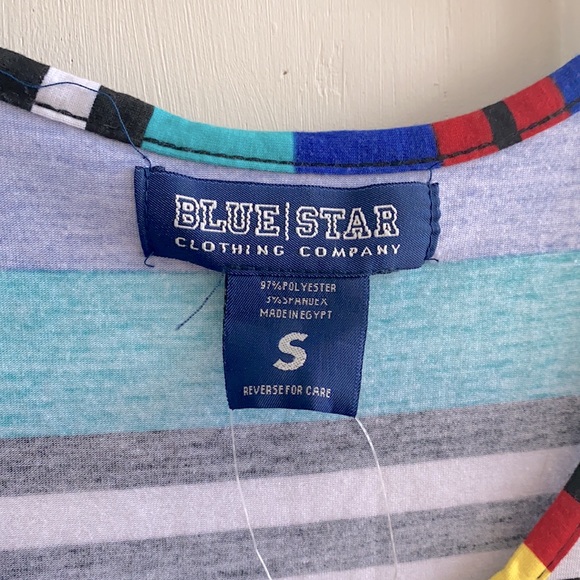 Striped Fitted Midi Tank Top Dress NWT Size S - Picture 7 of 8